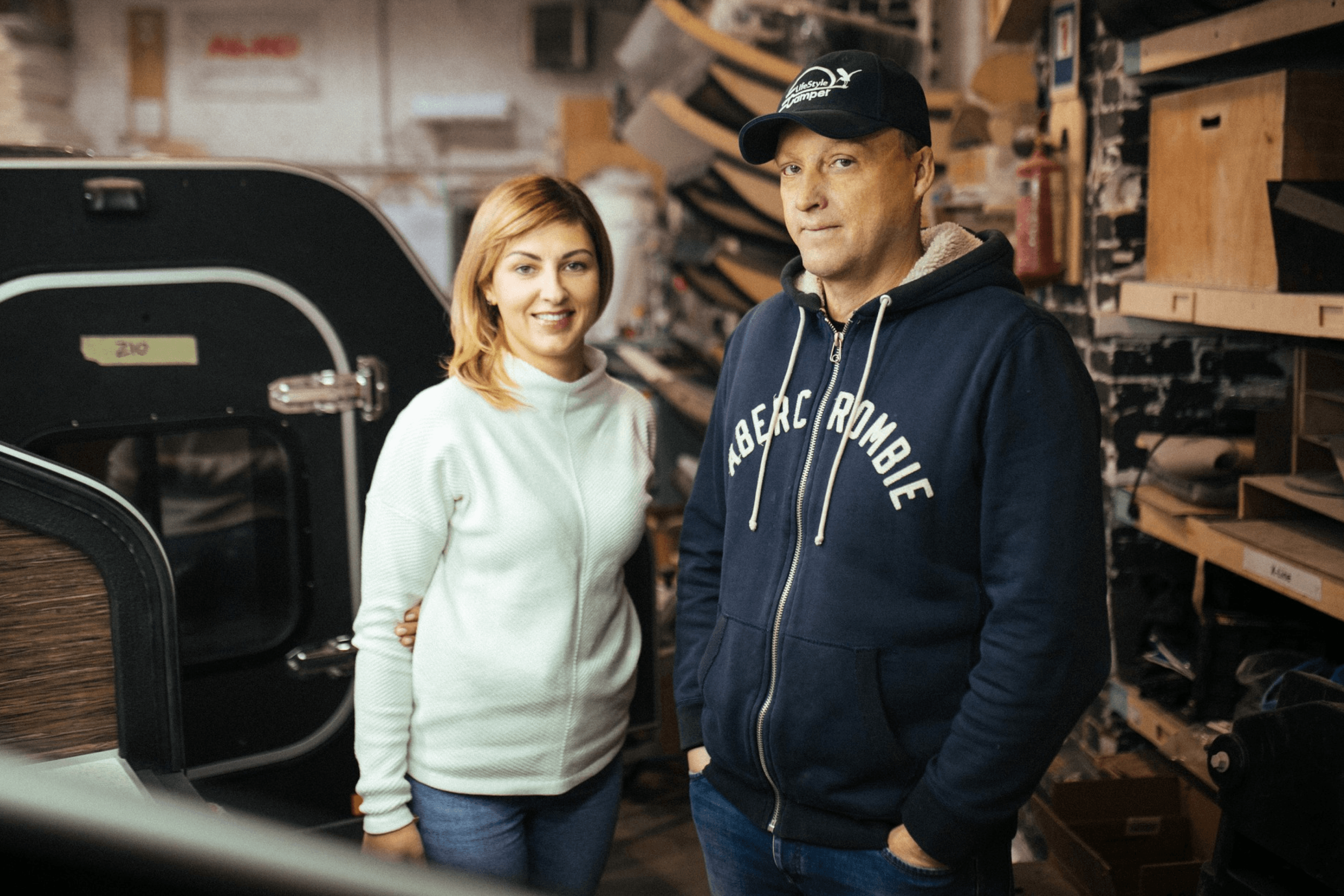 Julia Shapovalova and Anatoliy Burbeza.