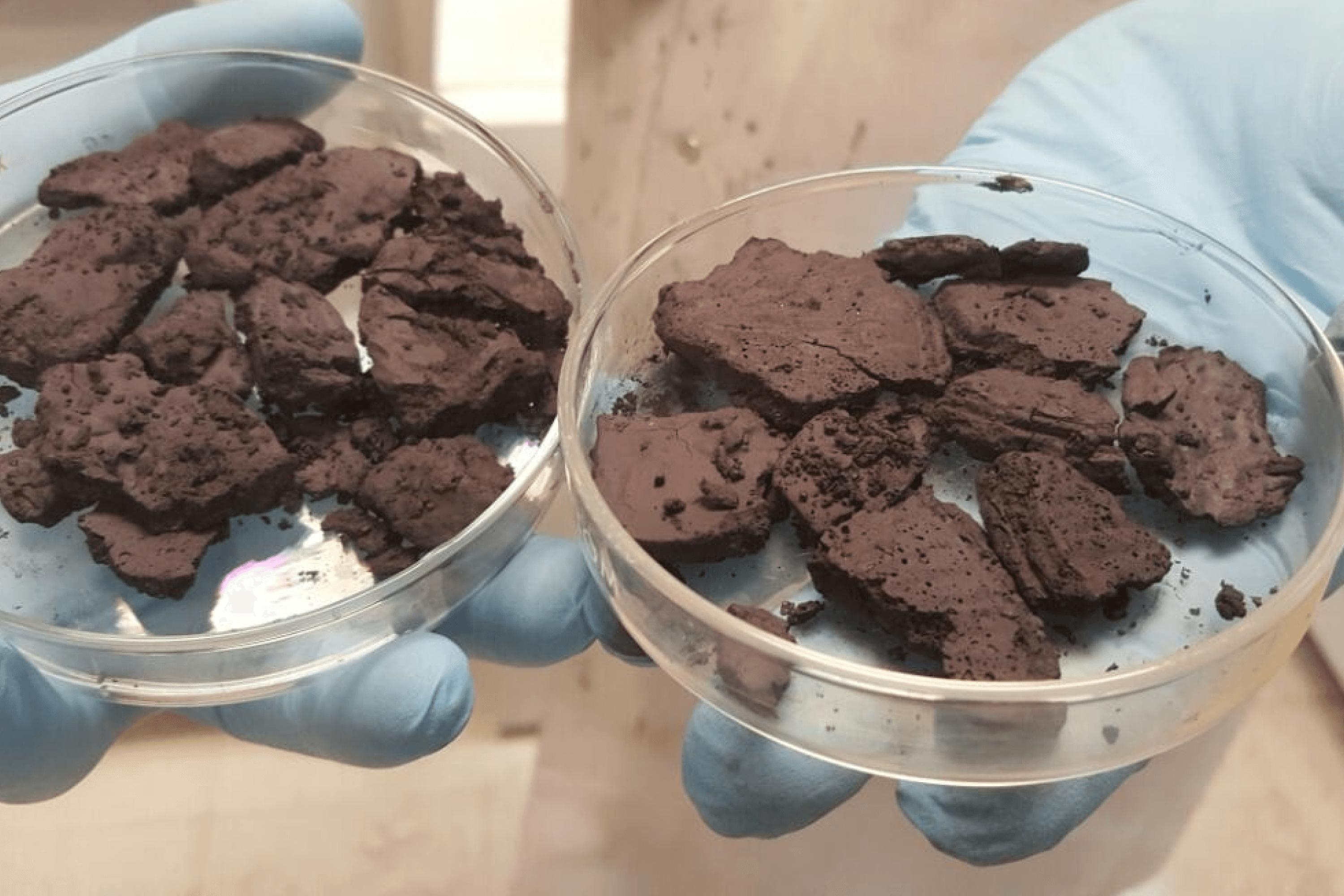 MXene samples produced in Yury Gogotsi’s laboratory in collaboration with the Materials Science Center in Ukraine.