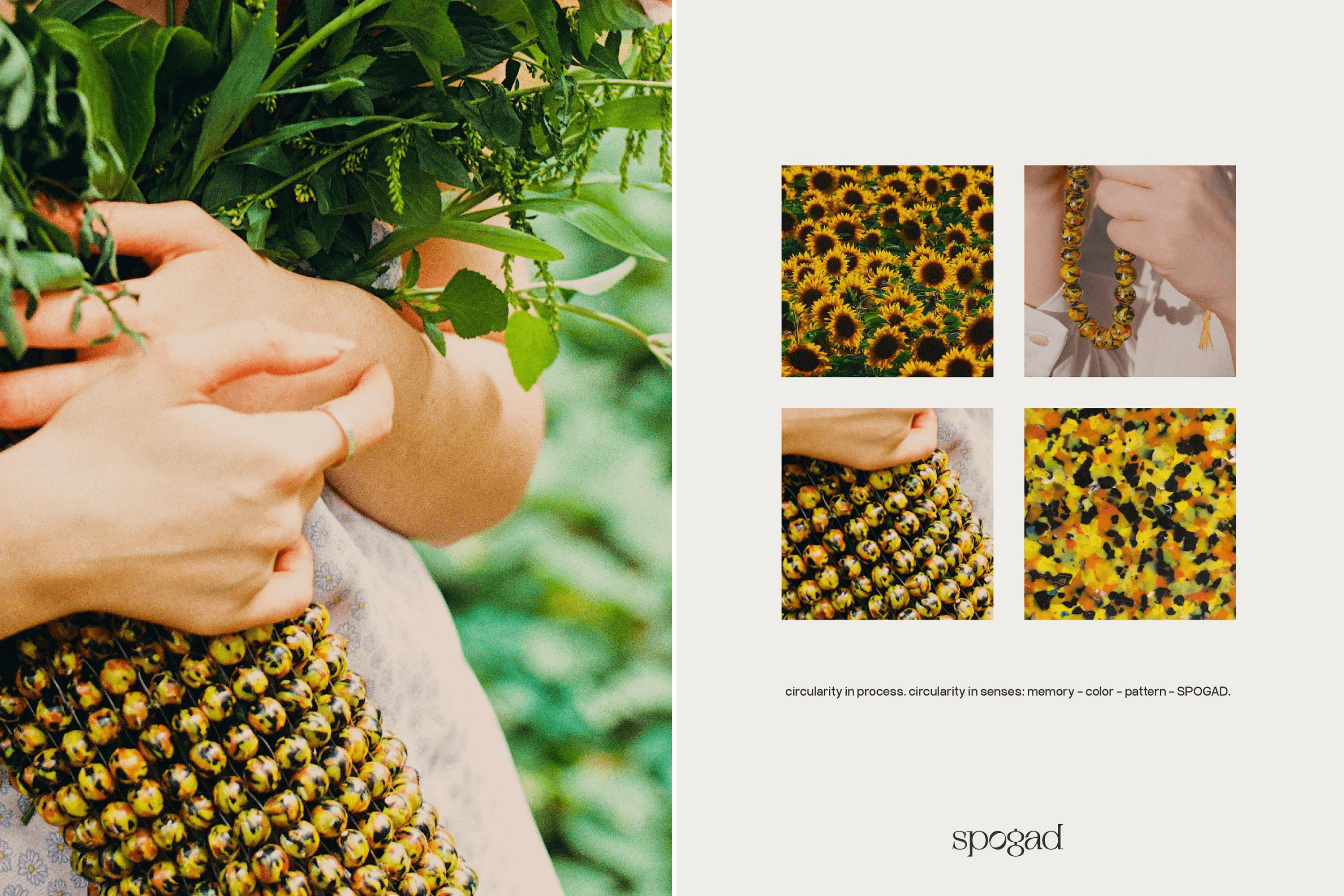 The “Sunflower Field” bag by the Spogad brand.