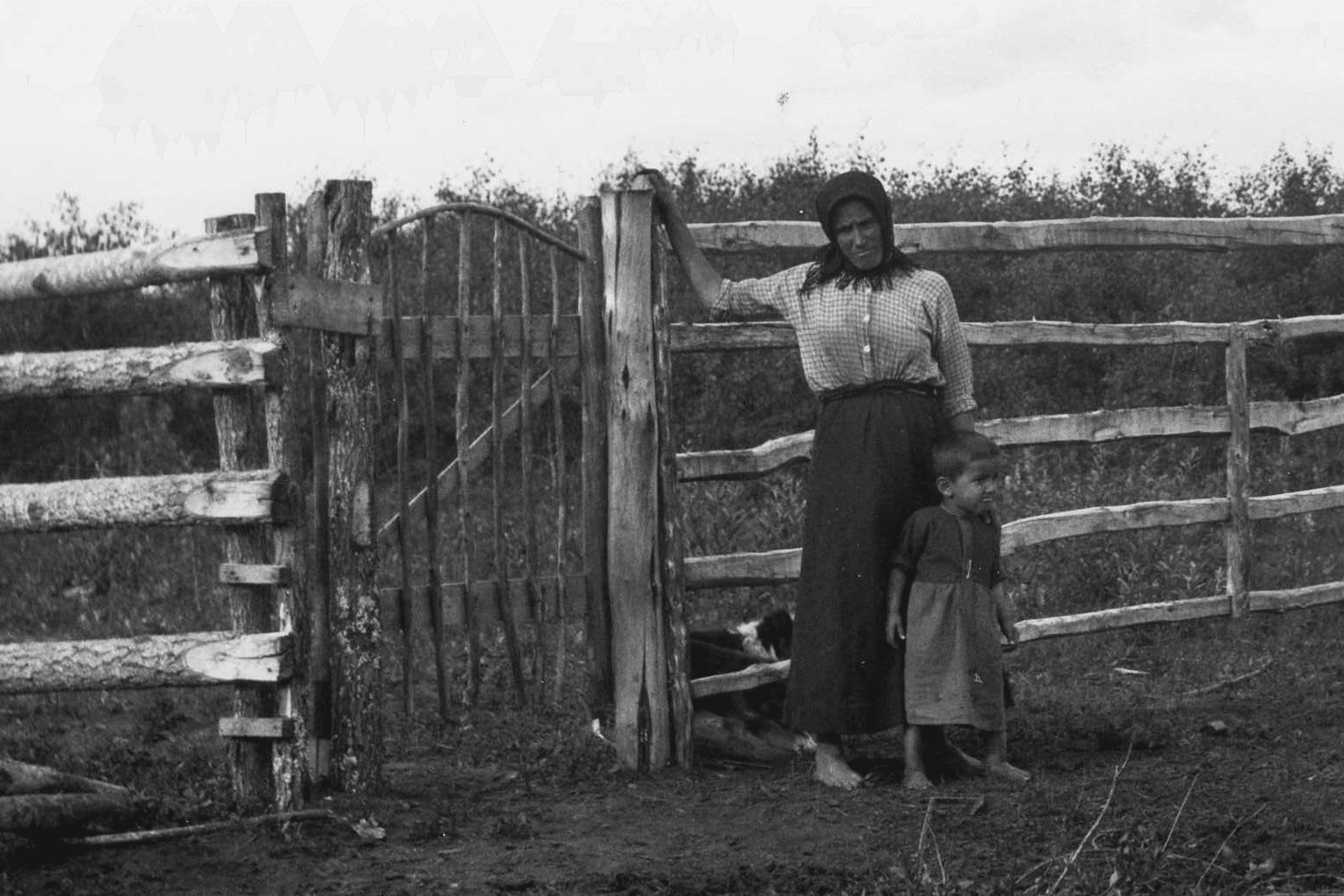 Ukrainian settlers in Alberta, early 20th century.
