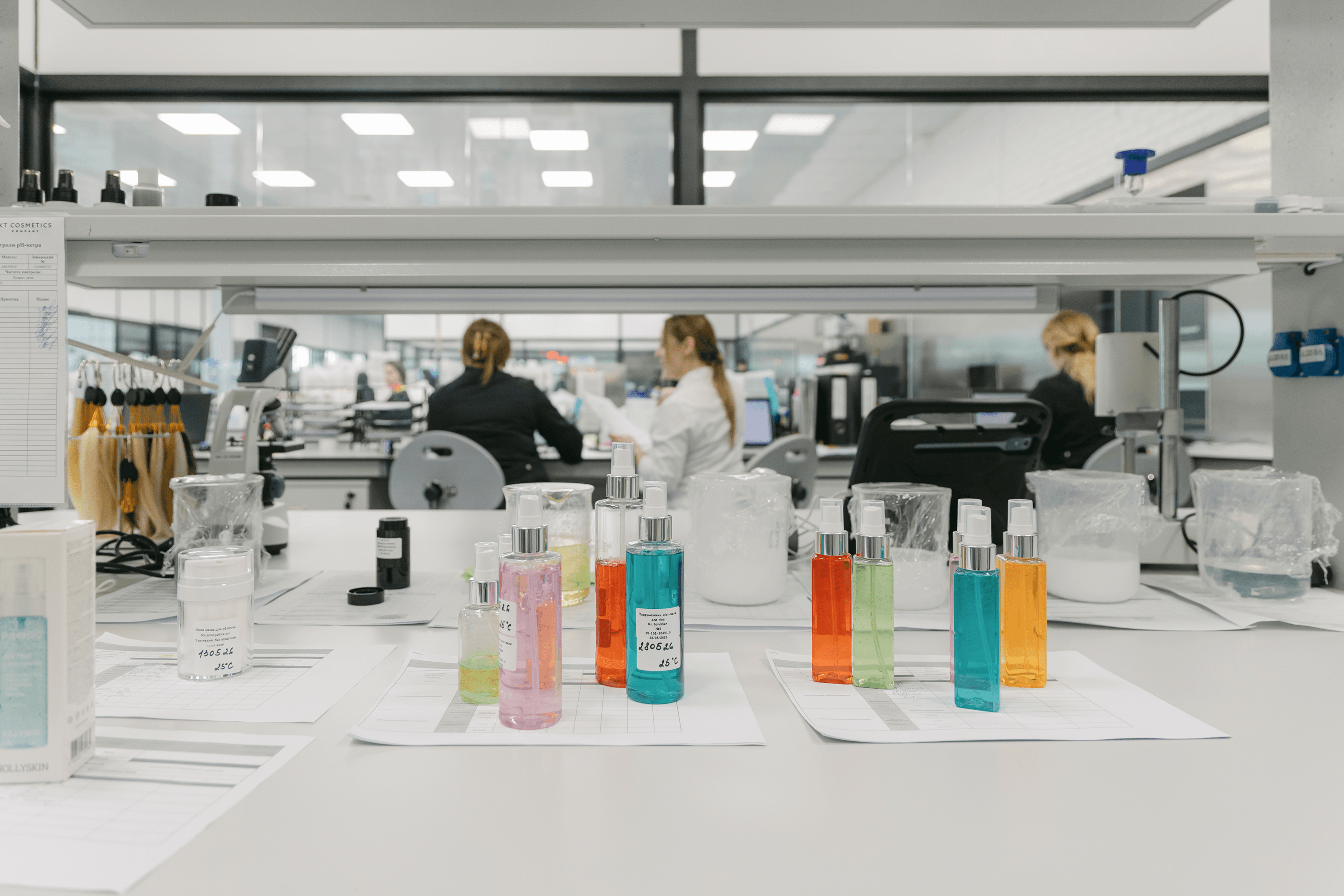 The production process at the Mr.SCRUBBER manufacturing facility.
