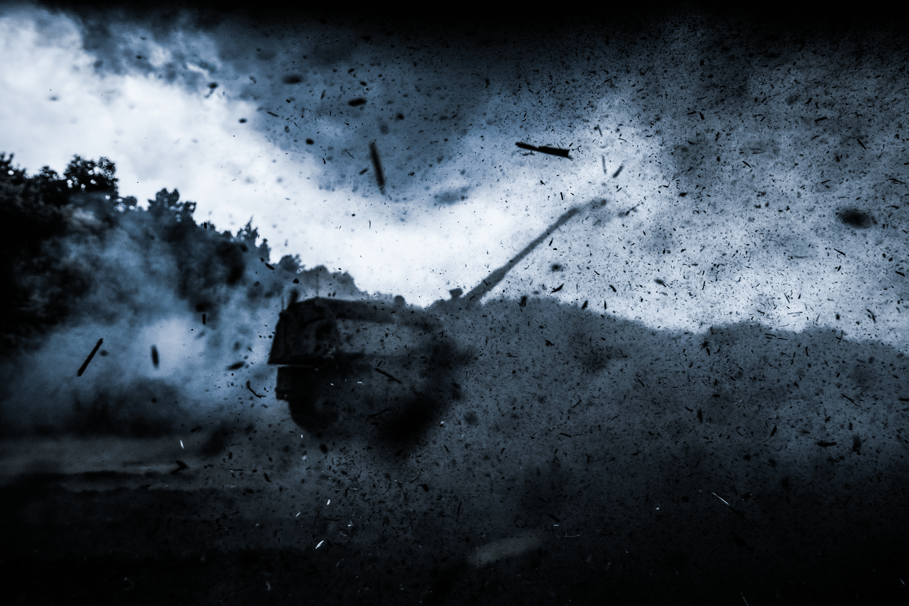 Panzerhaubitze 2000 operates in the Donetsk region. 23 July, 2022.