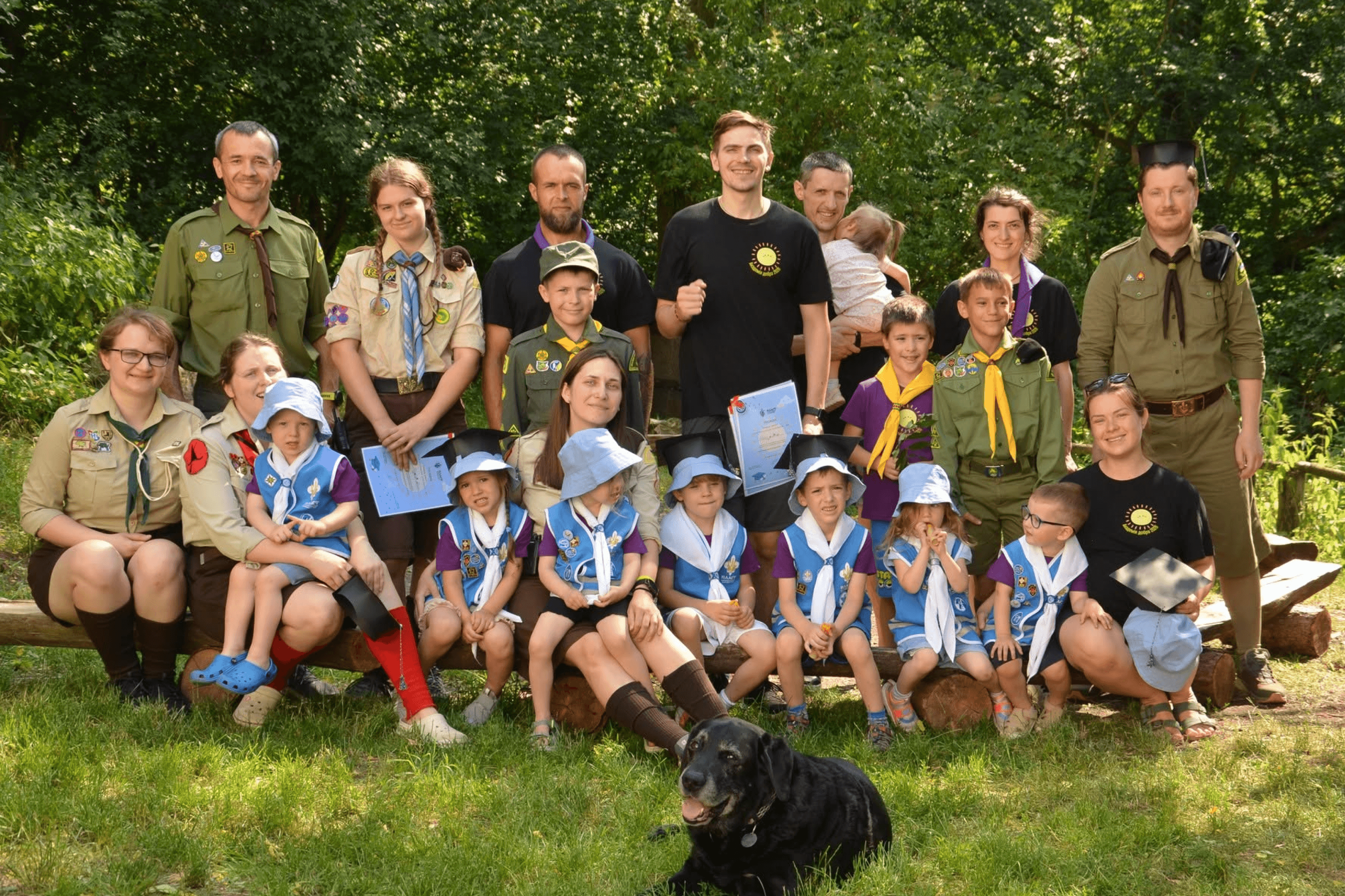 Members of Plast in the Czech Republic.