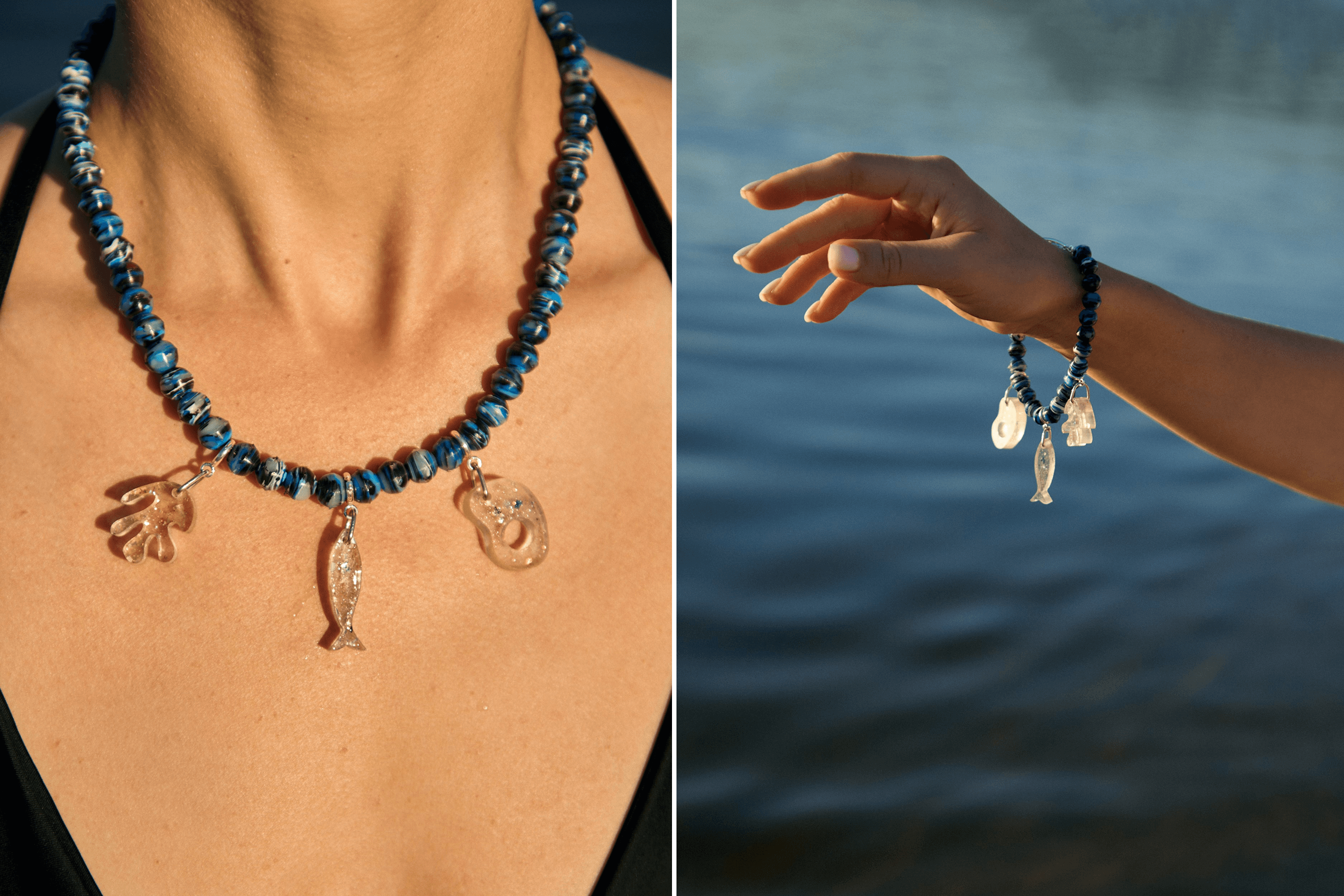 Some pieces from the Salacia collection by the Spogad brand.