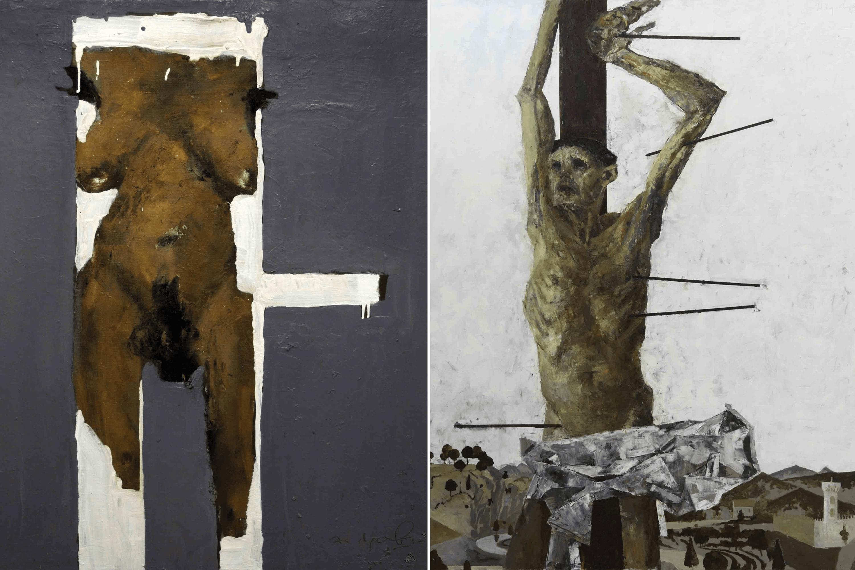 St. Sebastian, from the Body-Mechanism series, 2010. Feminist, 2011.