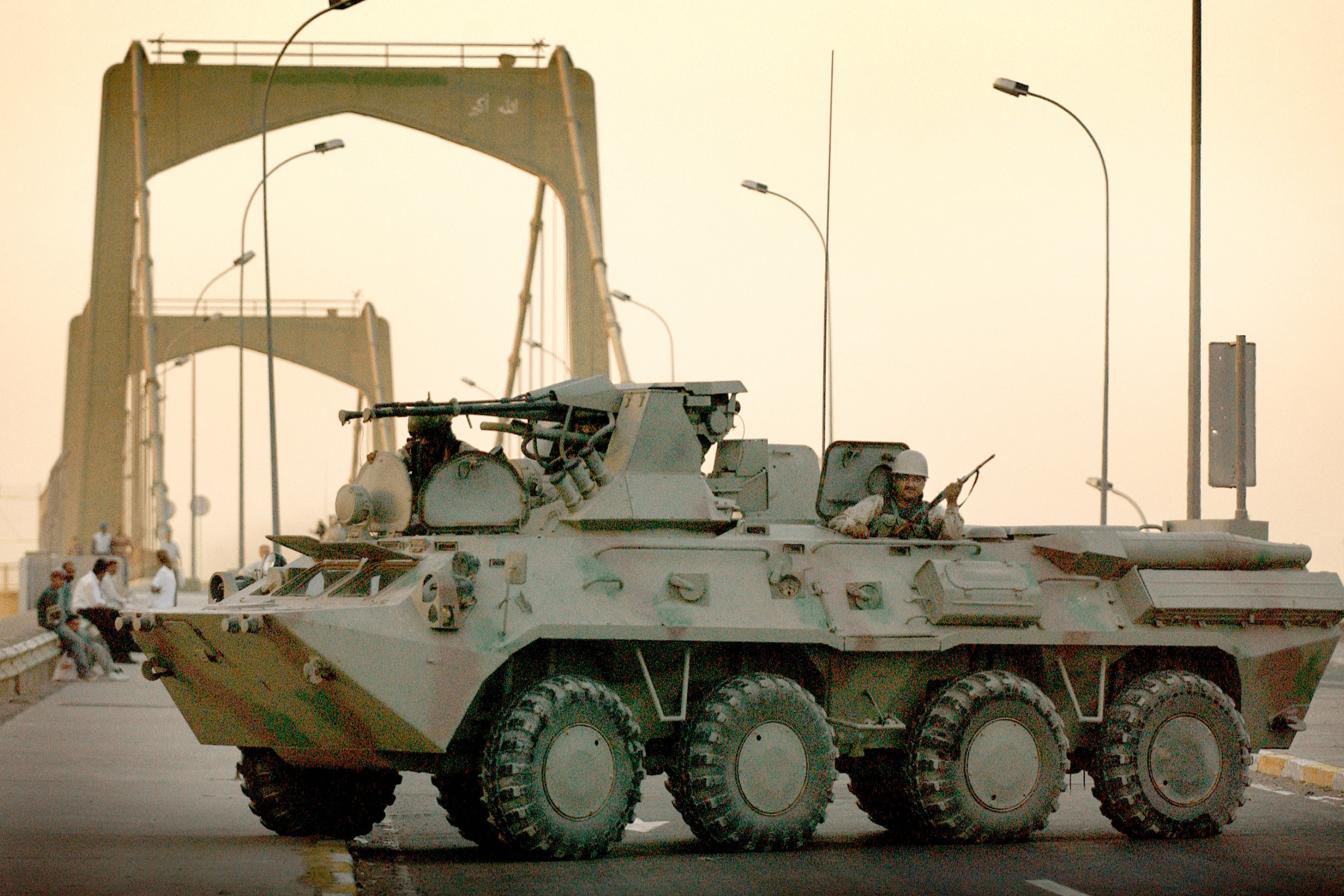 The BTR-94 armored personnel carrier in Baghdad, Iraq, during Operation Iraqi Freedom, 2004.