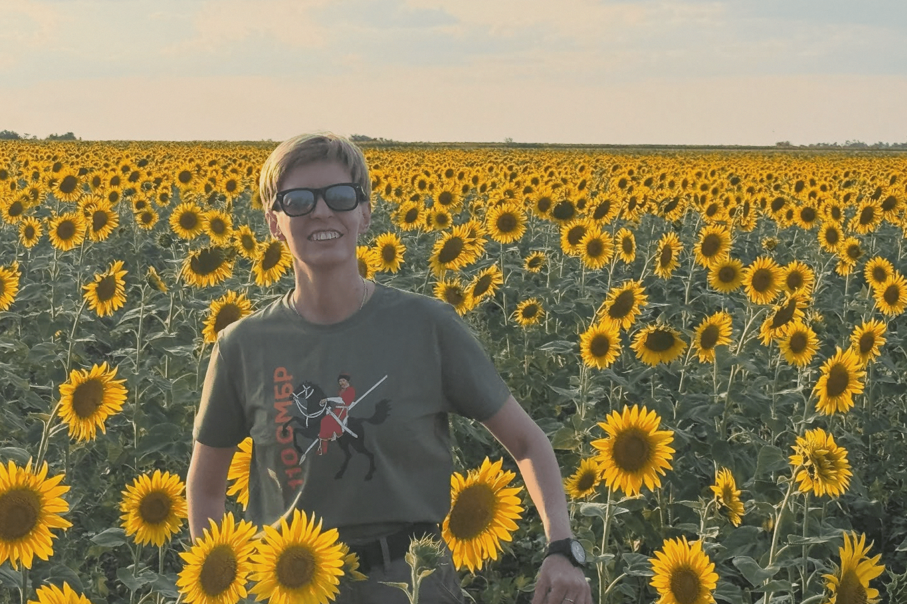 Lyuba Shipovich in Zaporizhzhia Oblast while working with unmanned ground vehicles. August 9, 2025.