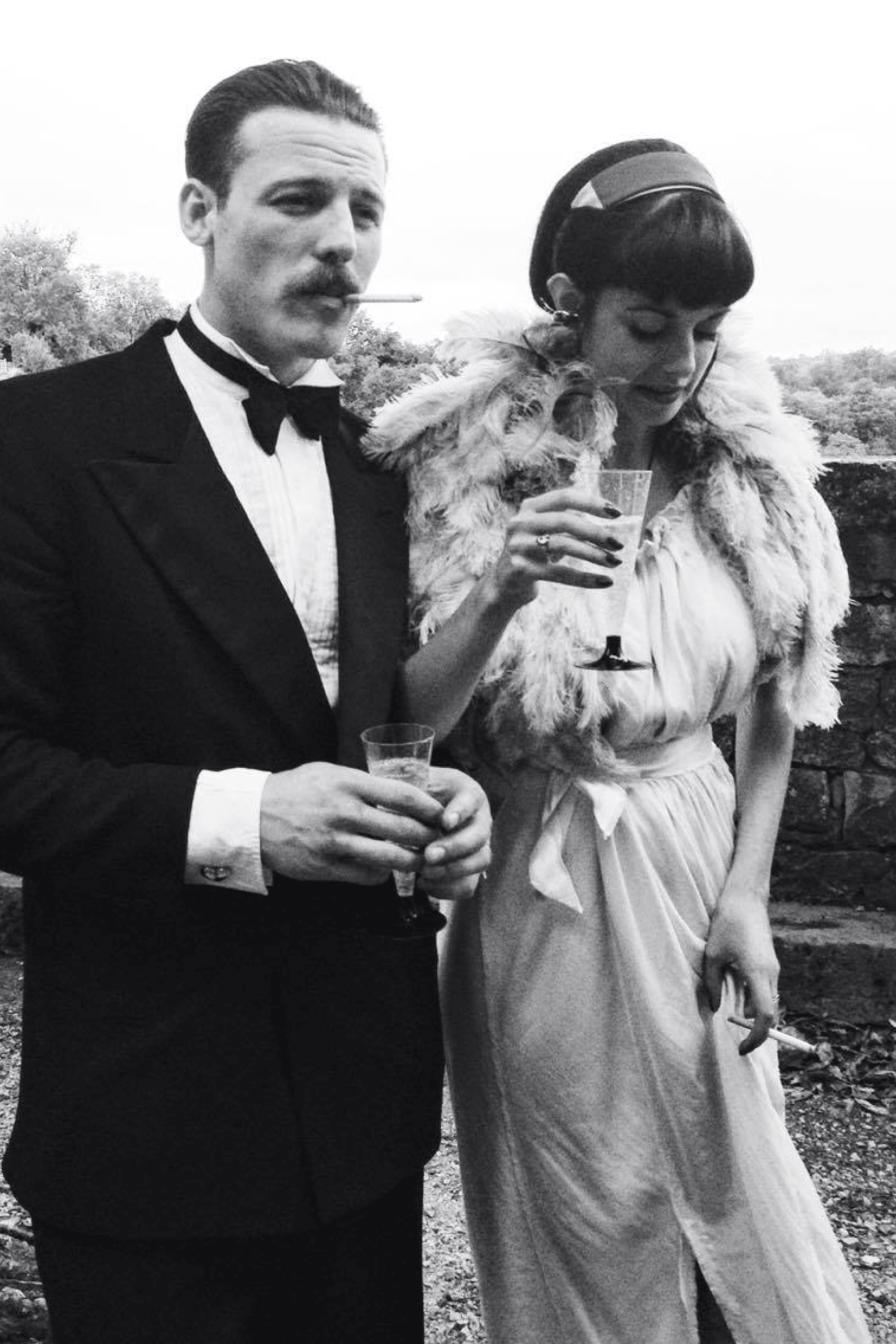 Nikita Kravtsov with his wife Camille.