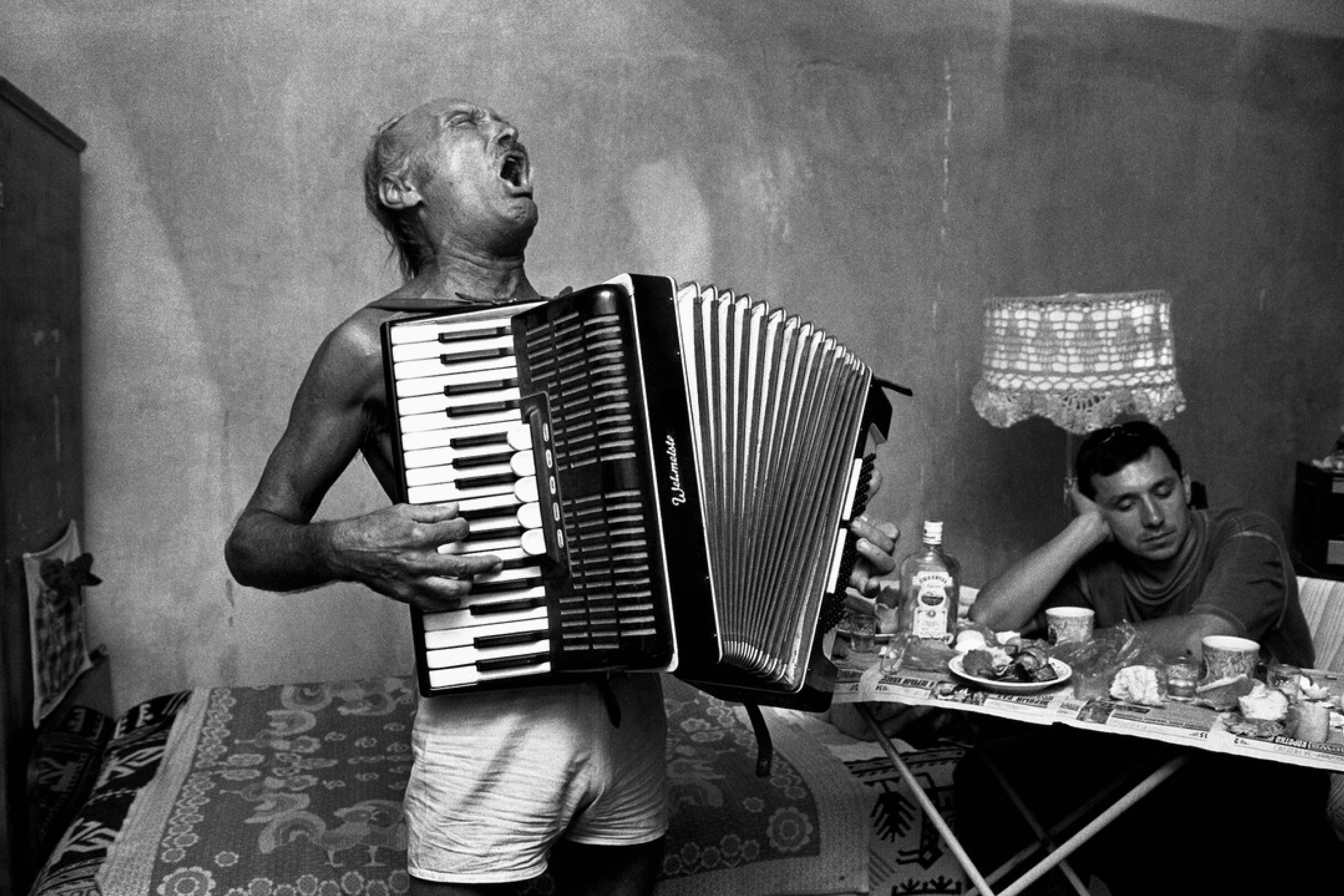 Works from the series “Donbas” and “Passport” in the collection of the Bayreuth Art Museum. Exhibition “Donbas – Photographic Memories since 1994.” Bayreuth, Germany. 2024.