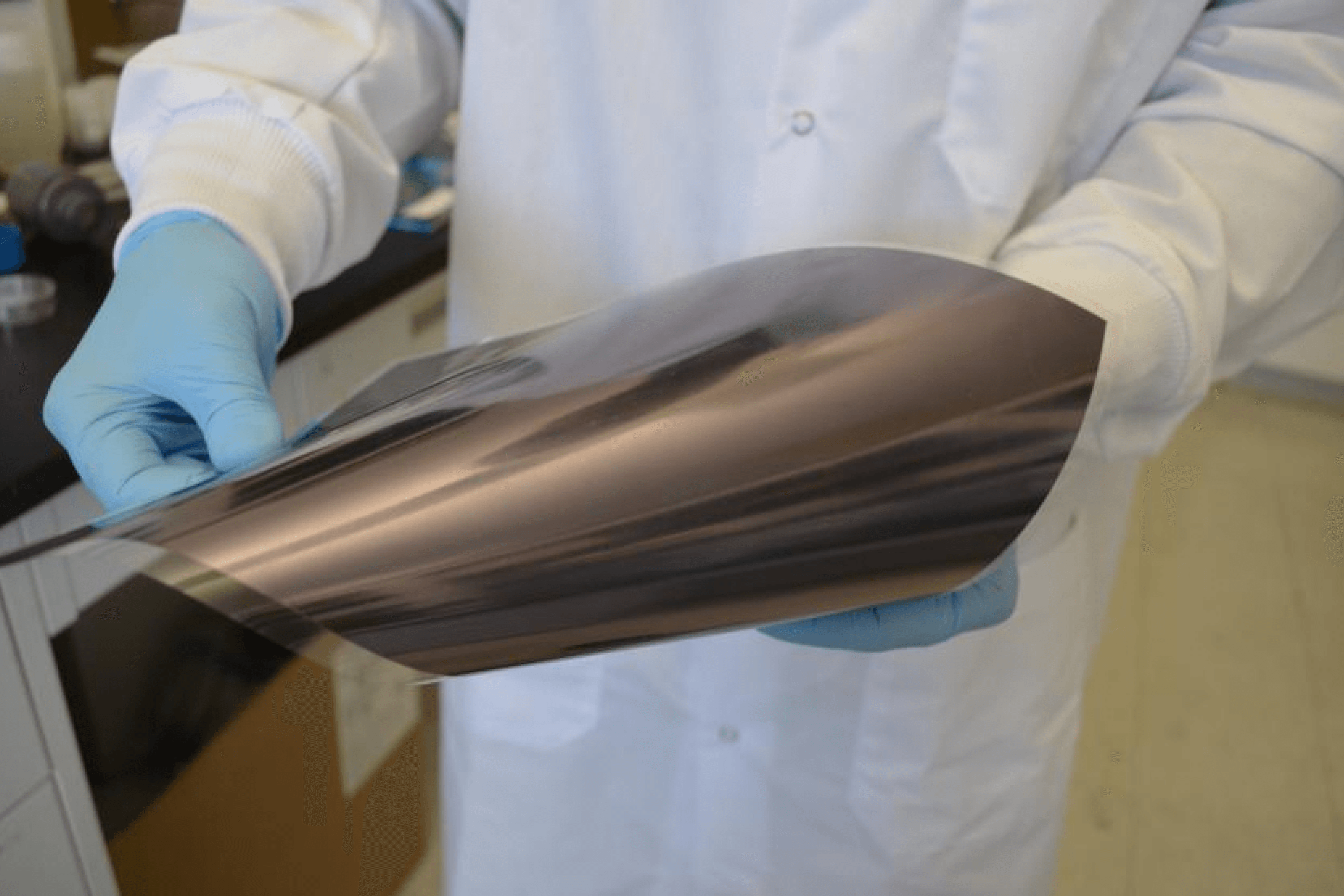 A thin MXene coating for electromagnetic shielding of mobile devices, developed by Yury Gogotsi’s team.