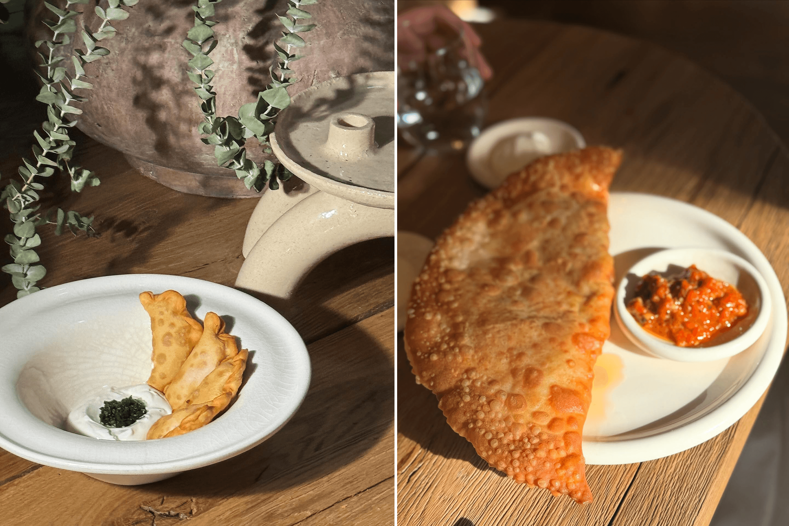 Чебуреки в ресторані Tatar Bunar.