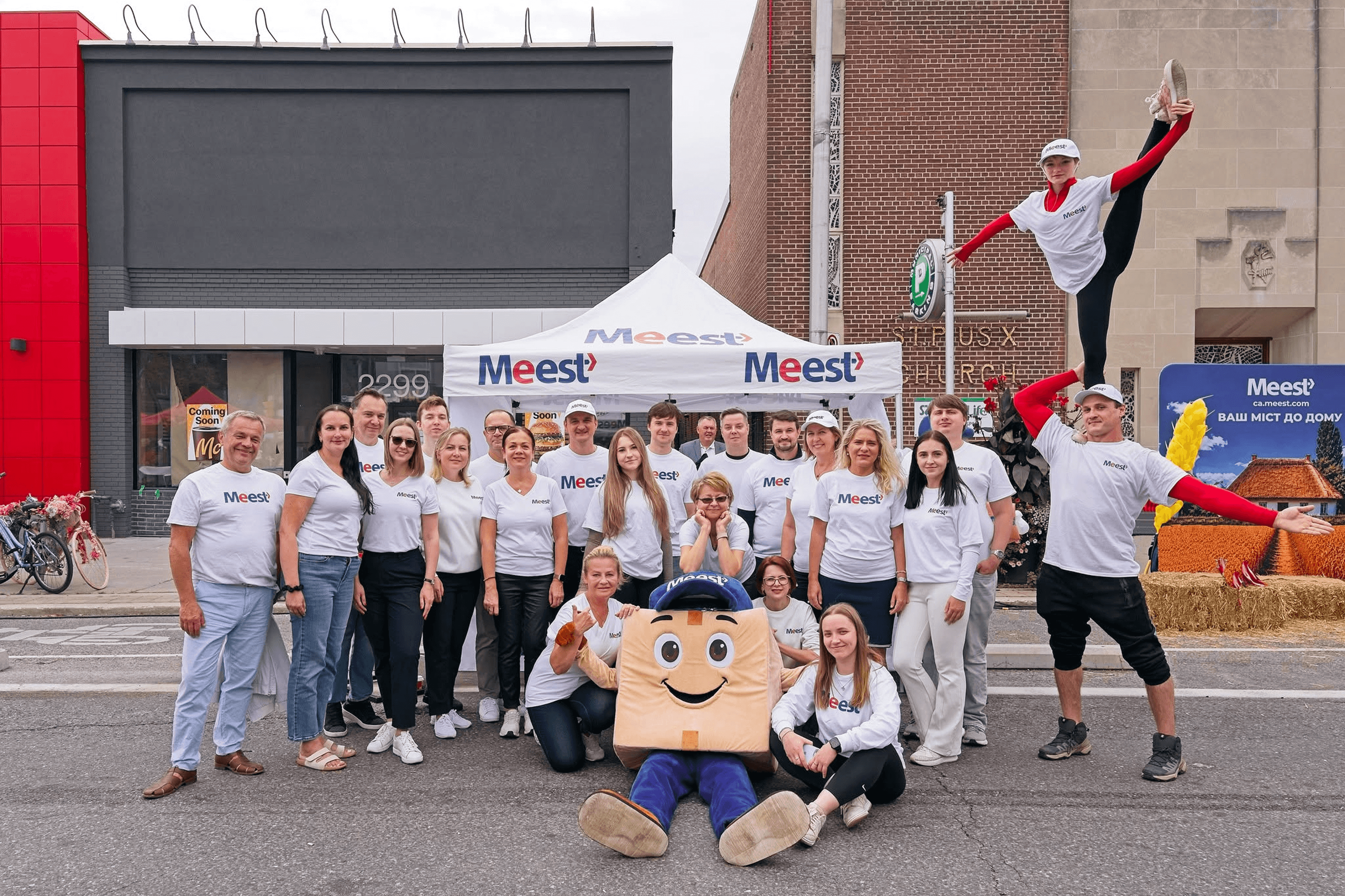 The Meest Canada team at the Bloor West Village Toronto Ukrainian Festival in Toronto. September 2026.