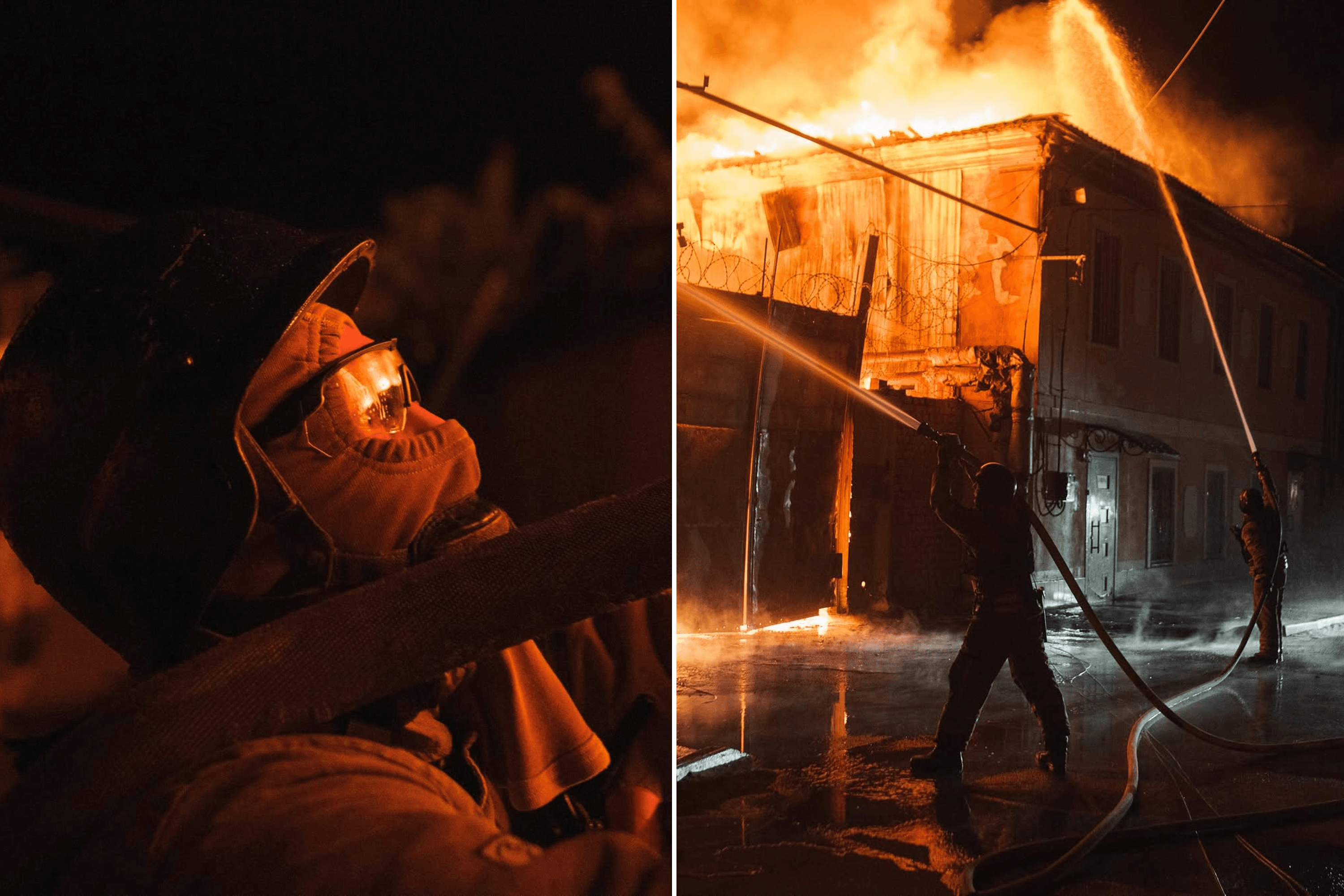 The city was attacked by Shahed drones. Kharkiv, Ukraine. 4 May.