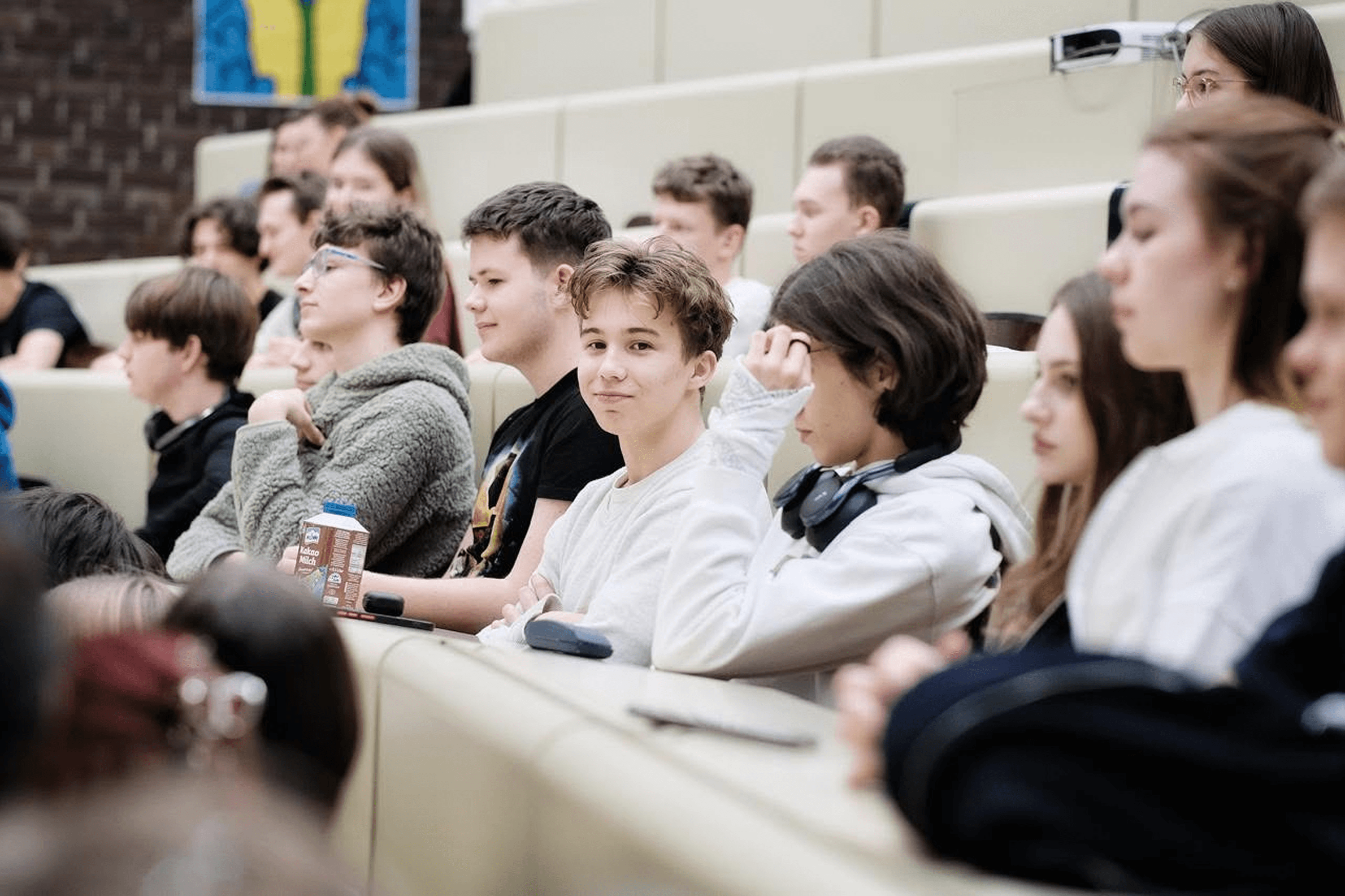 The Ukrainian School in Vienna during a visit by then-Deputy Prime Minister of Ukraine Oleksii Chernyshov. January 30, 2025.