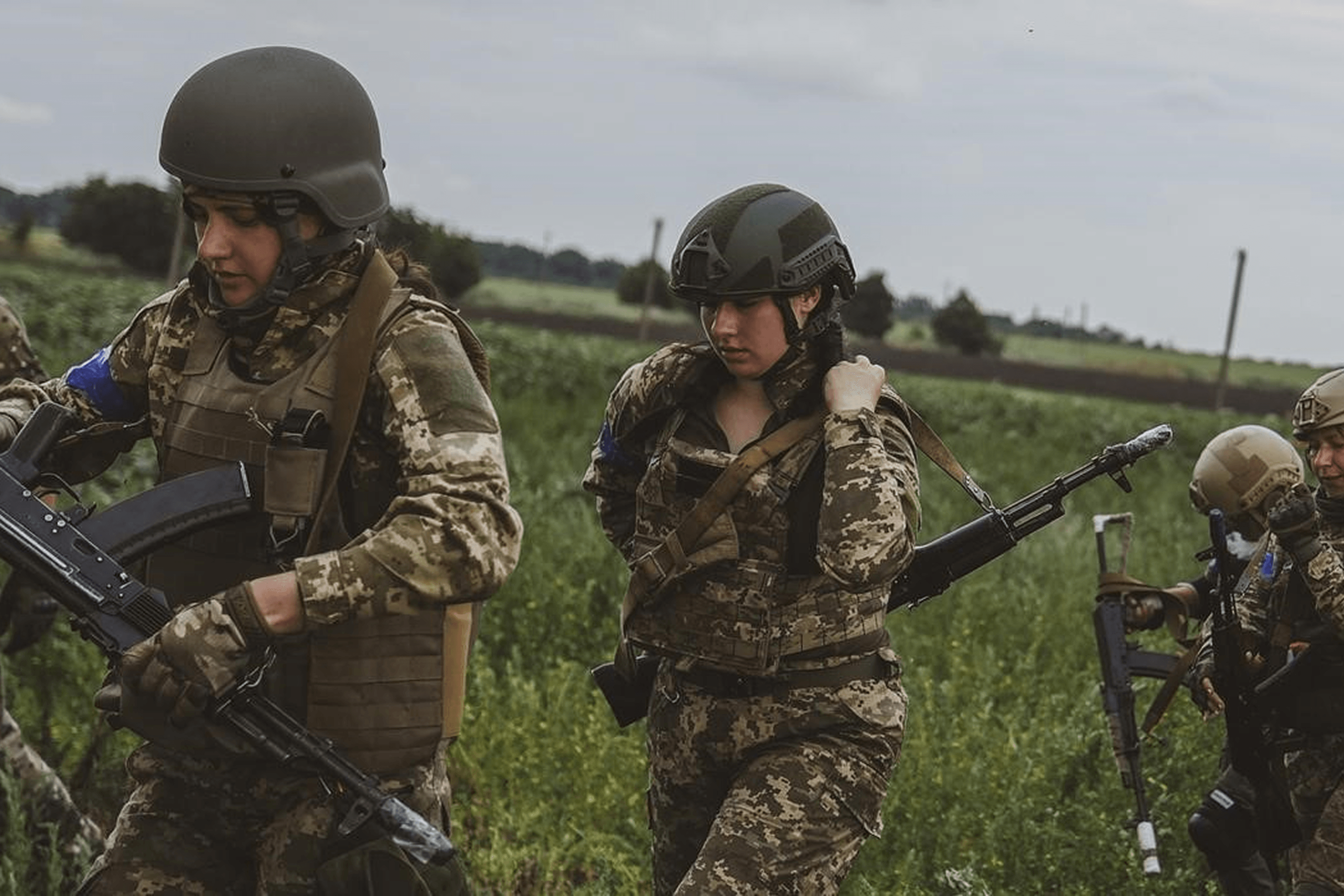 Women serve in the Armed Forces of Ukraine.