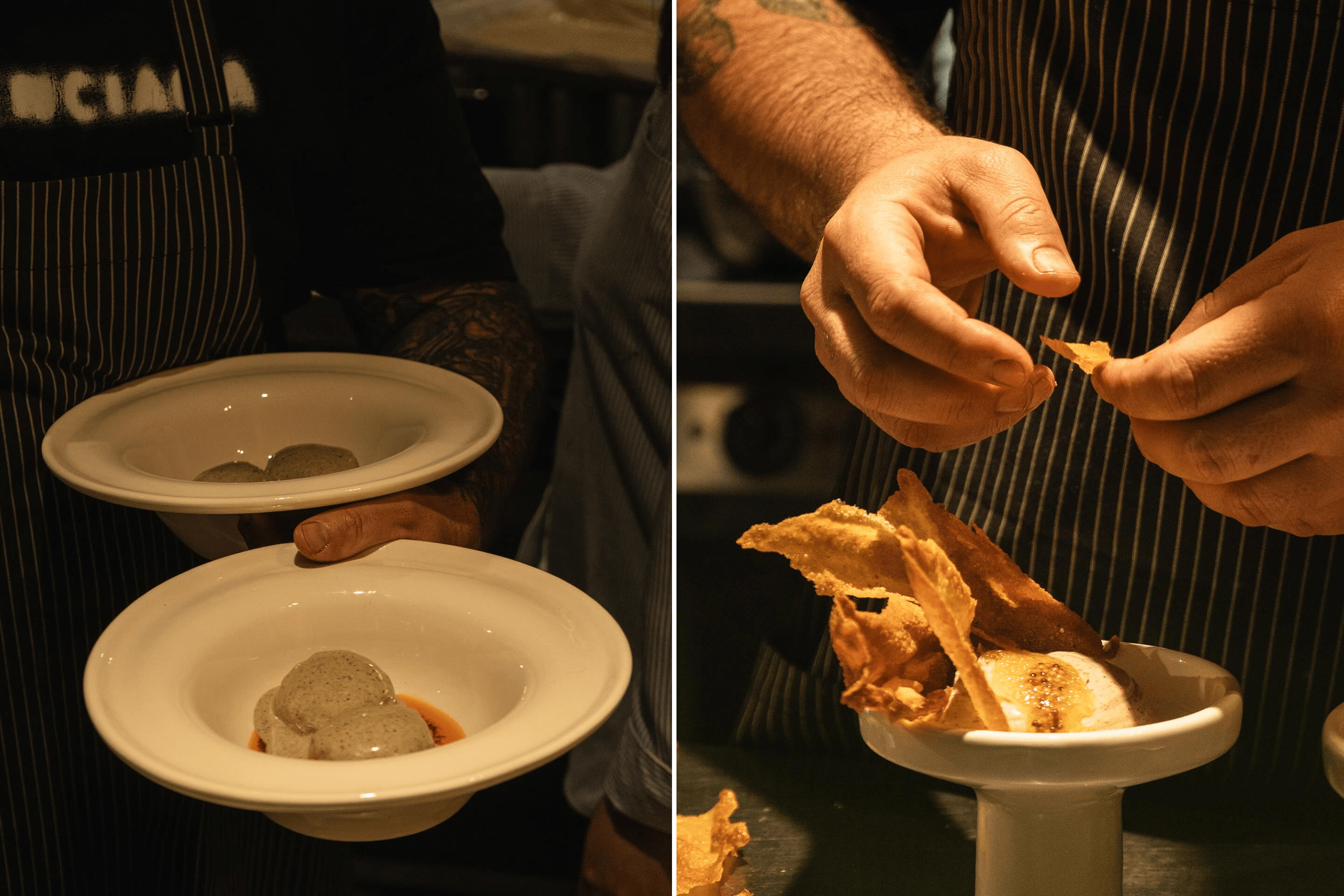 Some dishes from the menu of Tatar Bunar.