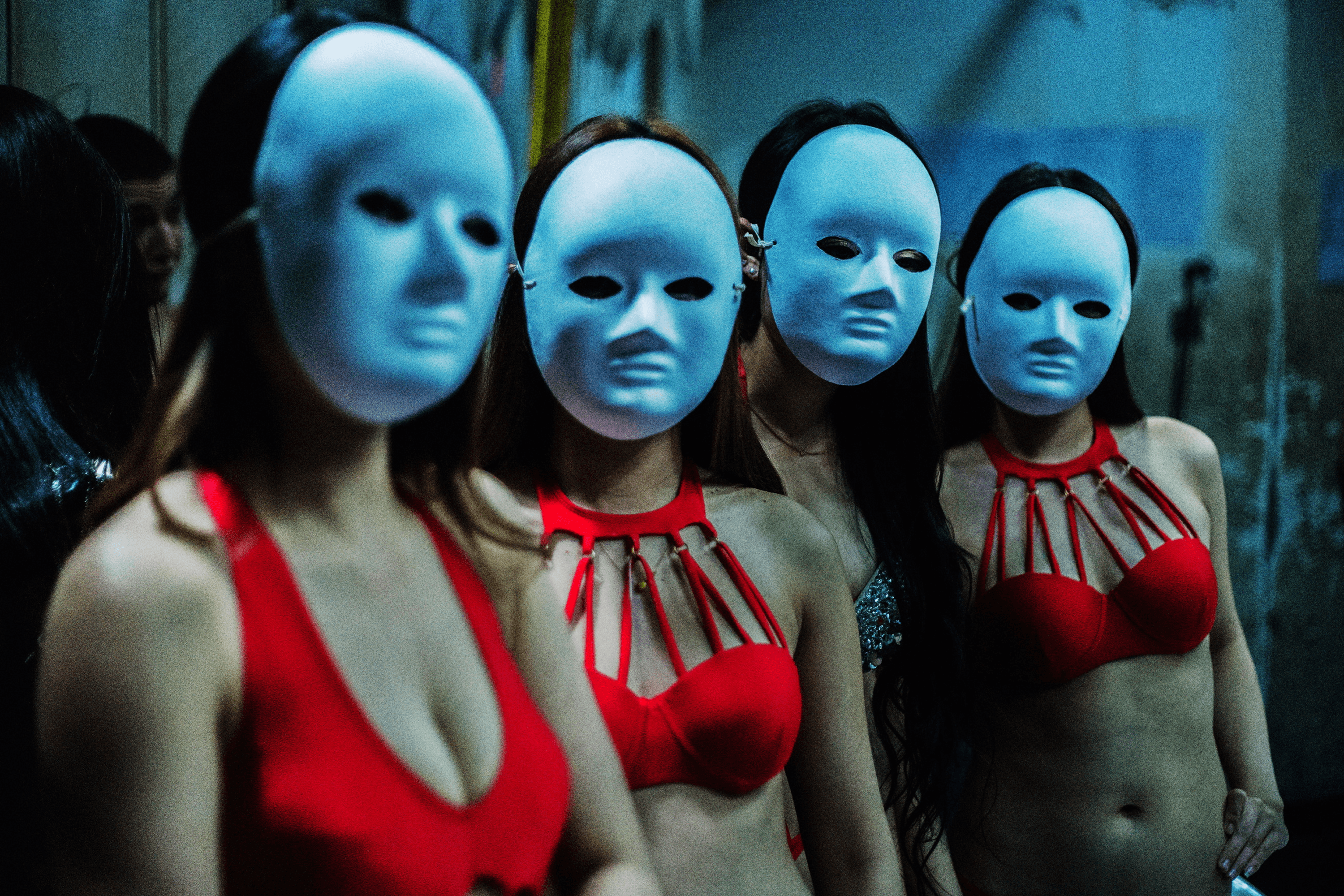 Photos from Serhii Melnychenko’s project “Behind the Scenes.”
