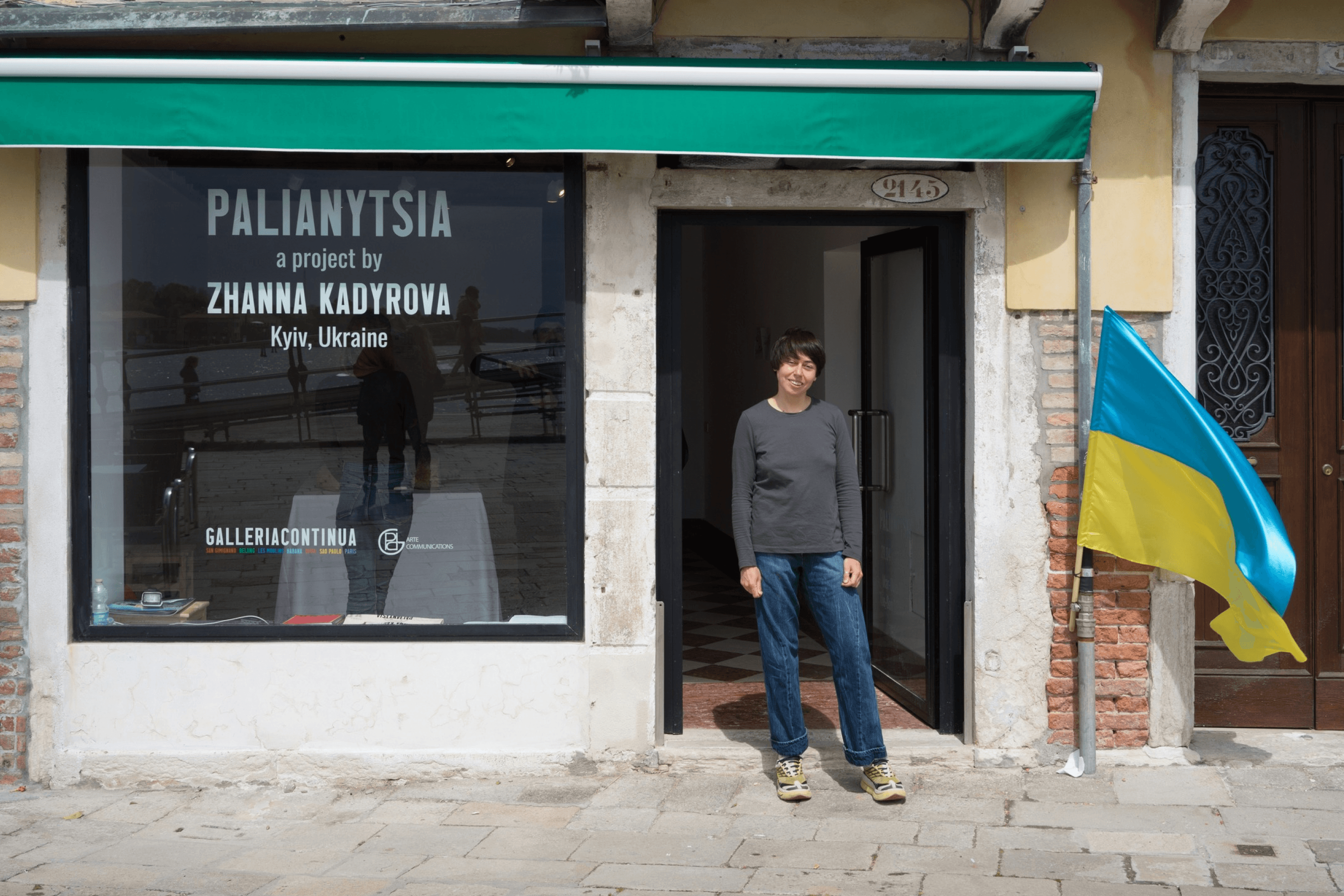Artist Zhanna Kadyrova’s Palianytsia project at Castello 2145, Venice. 2022.