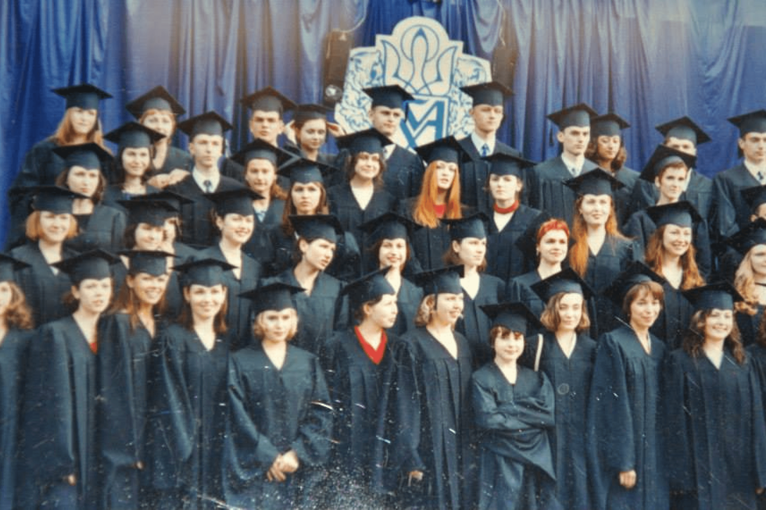 Master’s degree graduation. 2003.
