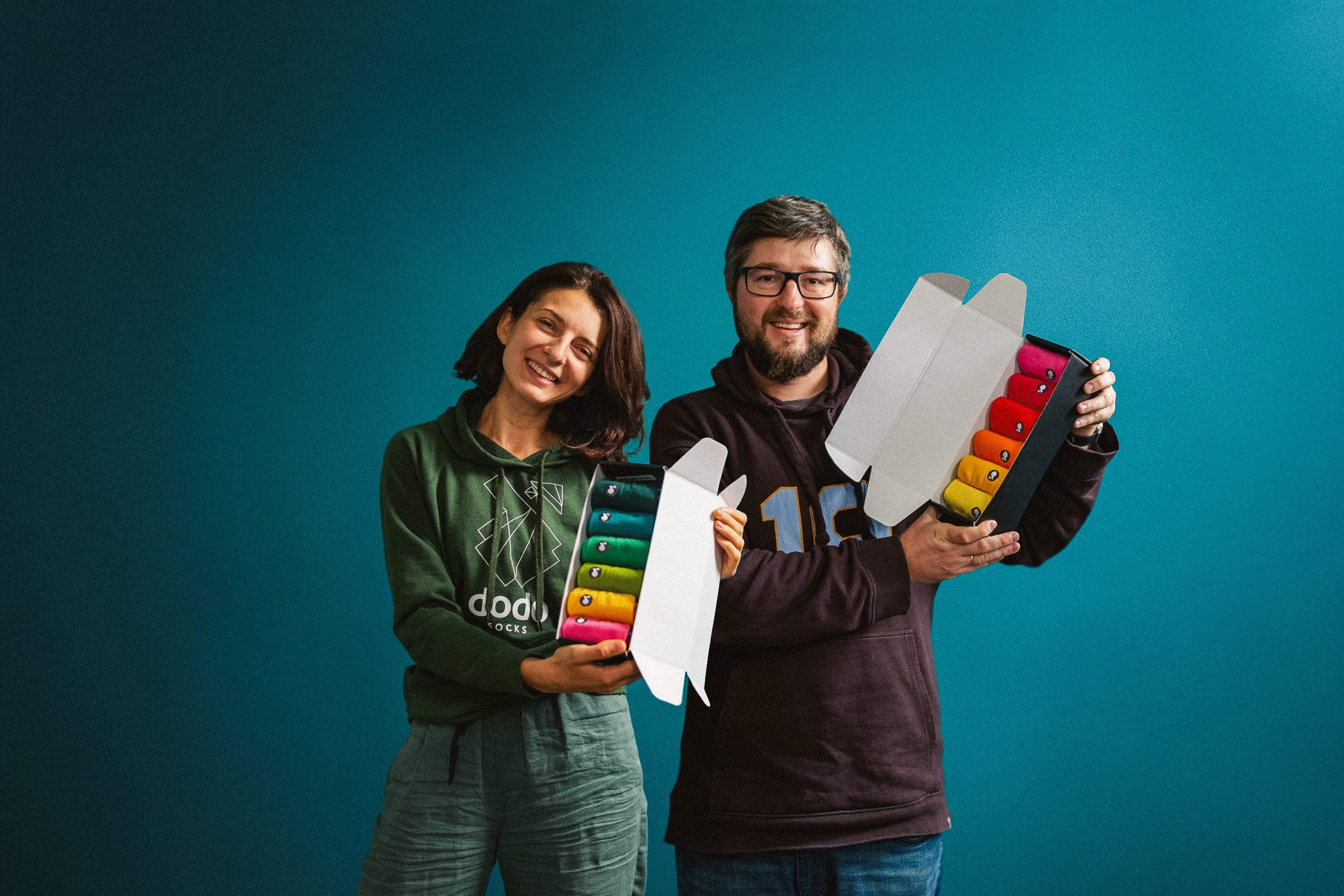 Marta Turetska and Andrii Pliasun Dodo Socks: one of Ukraine’s best-known sock brands and beyond. How two IT specialists turned a hobby into a business that expanded to Japan — an interview