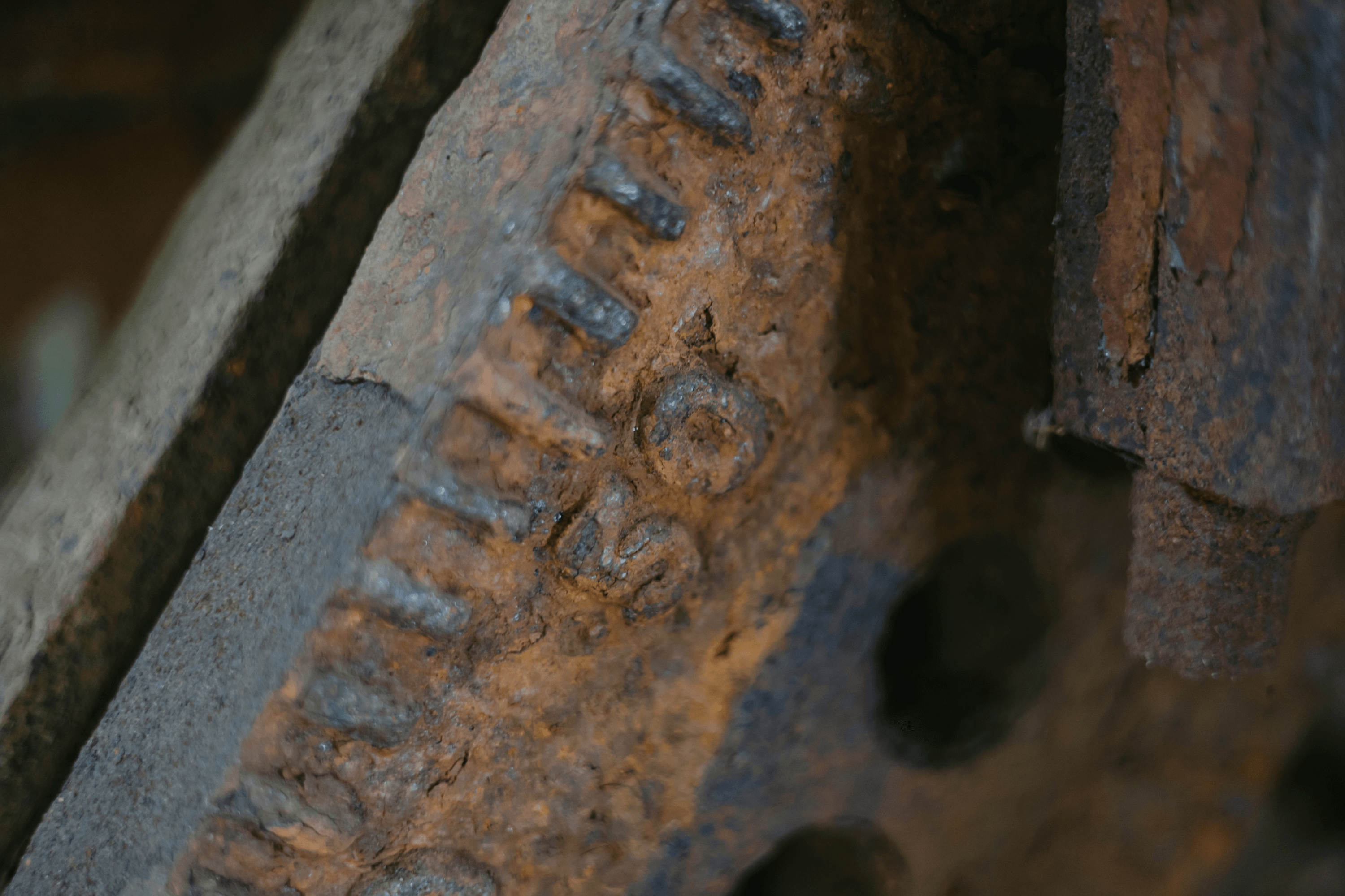 A part of the pumpjack formerly used for brine extraction.