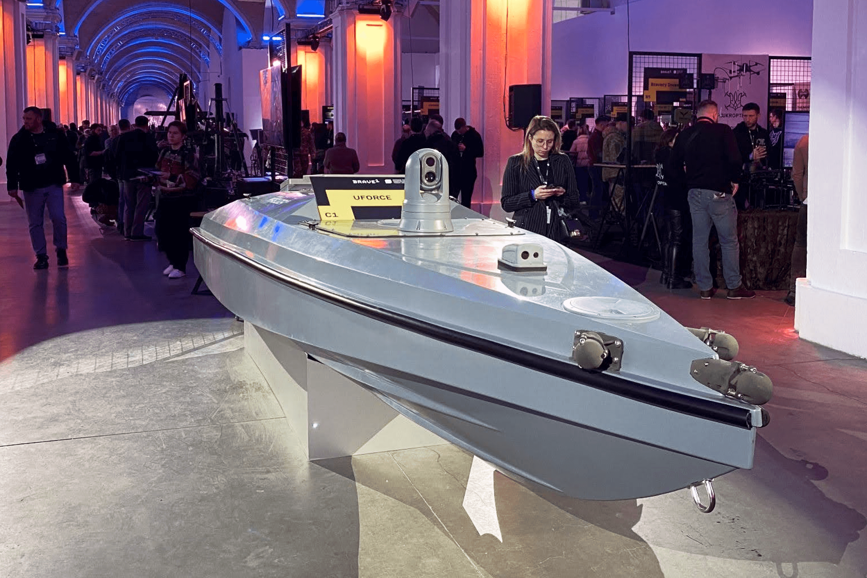 The Uforce naval drone.