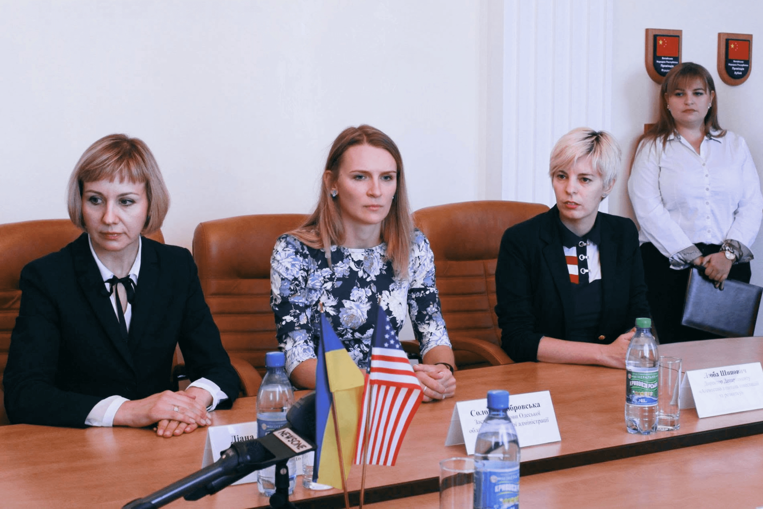 USAID and Odesa Regional Administration representatives during a meeting in Odesa. September 15, 2016.