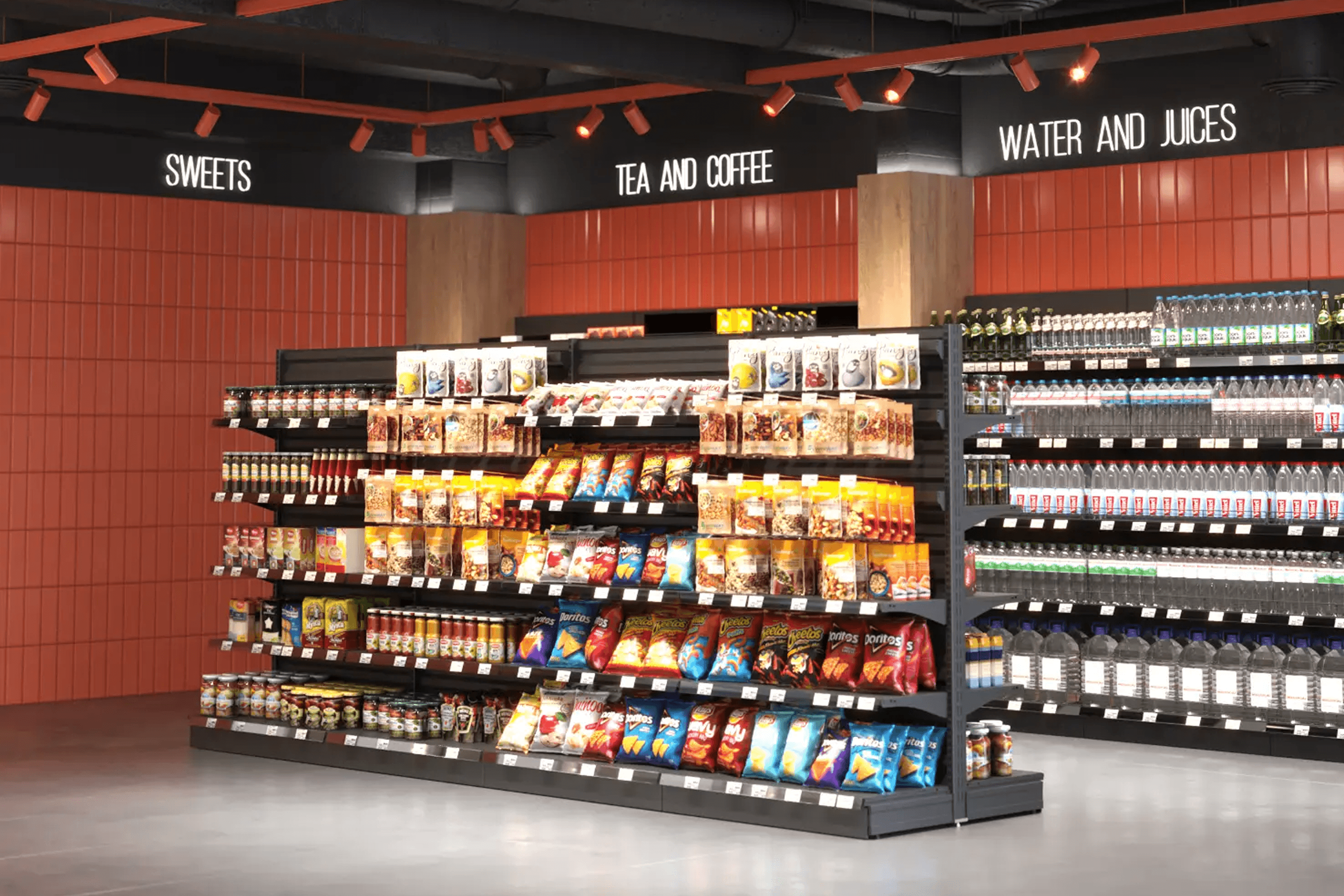 Shelving systems.