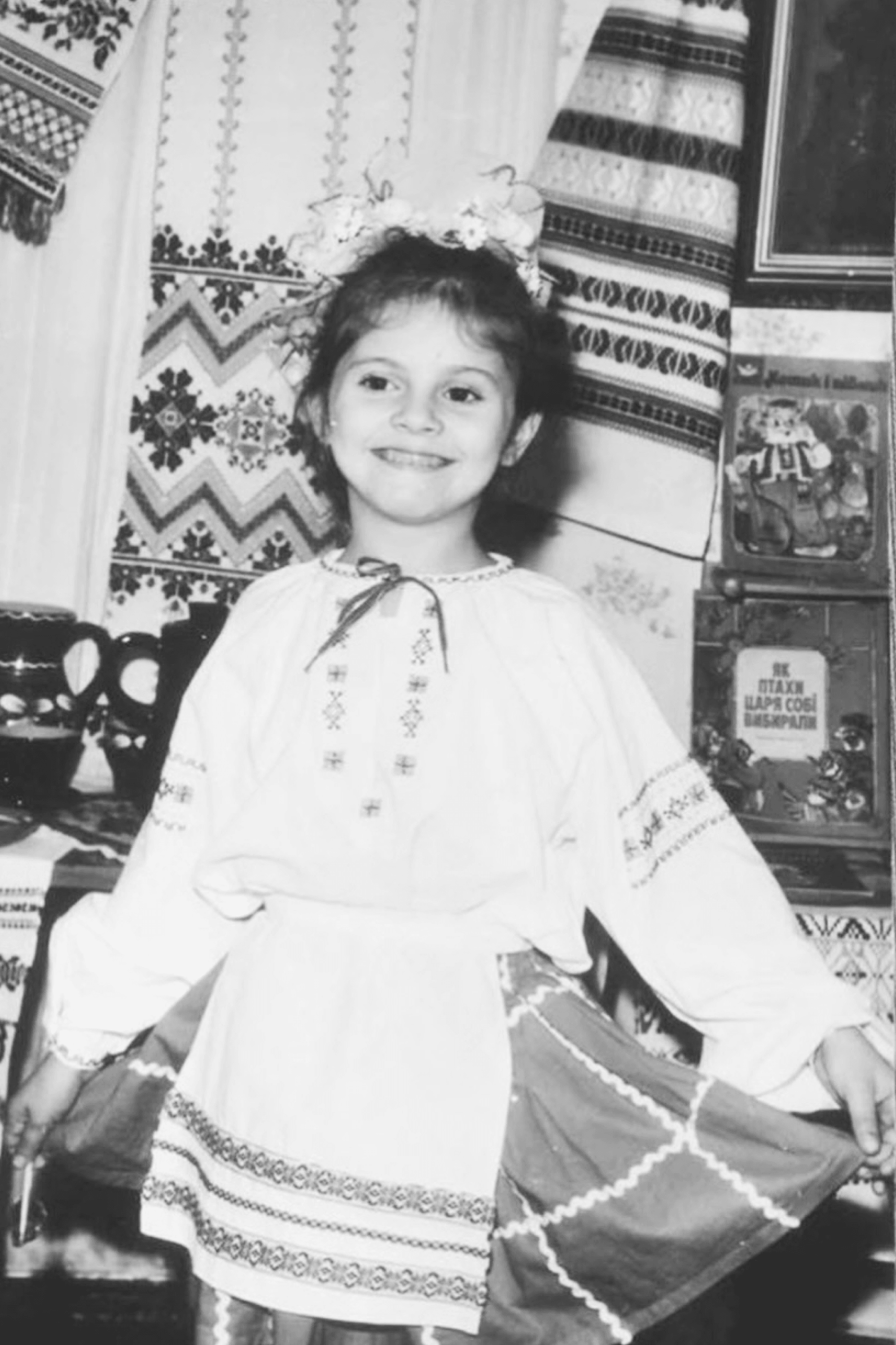 Olia Hercules as a child.