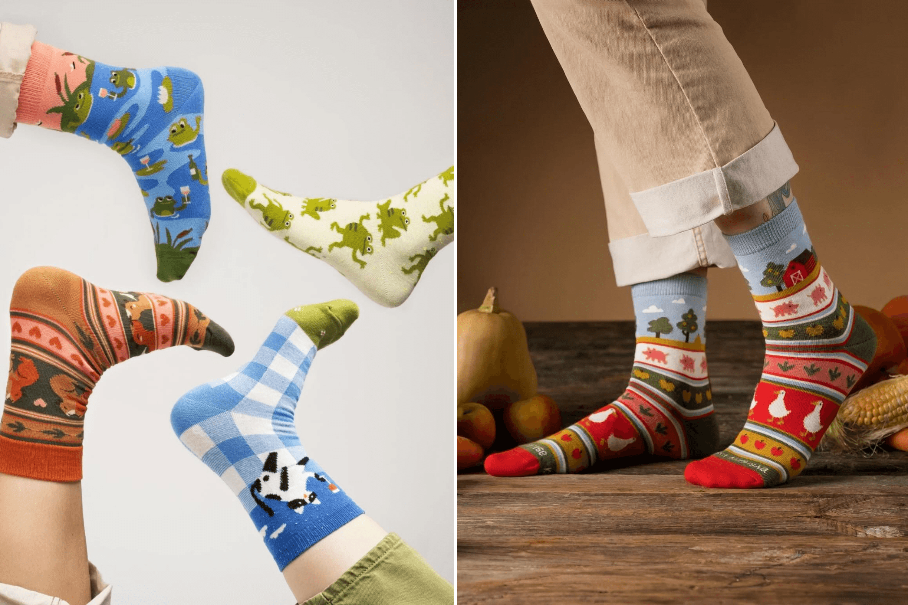 Some Dodo Socks socks from the assortment available in Japan.