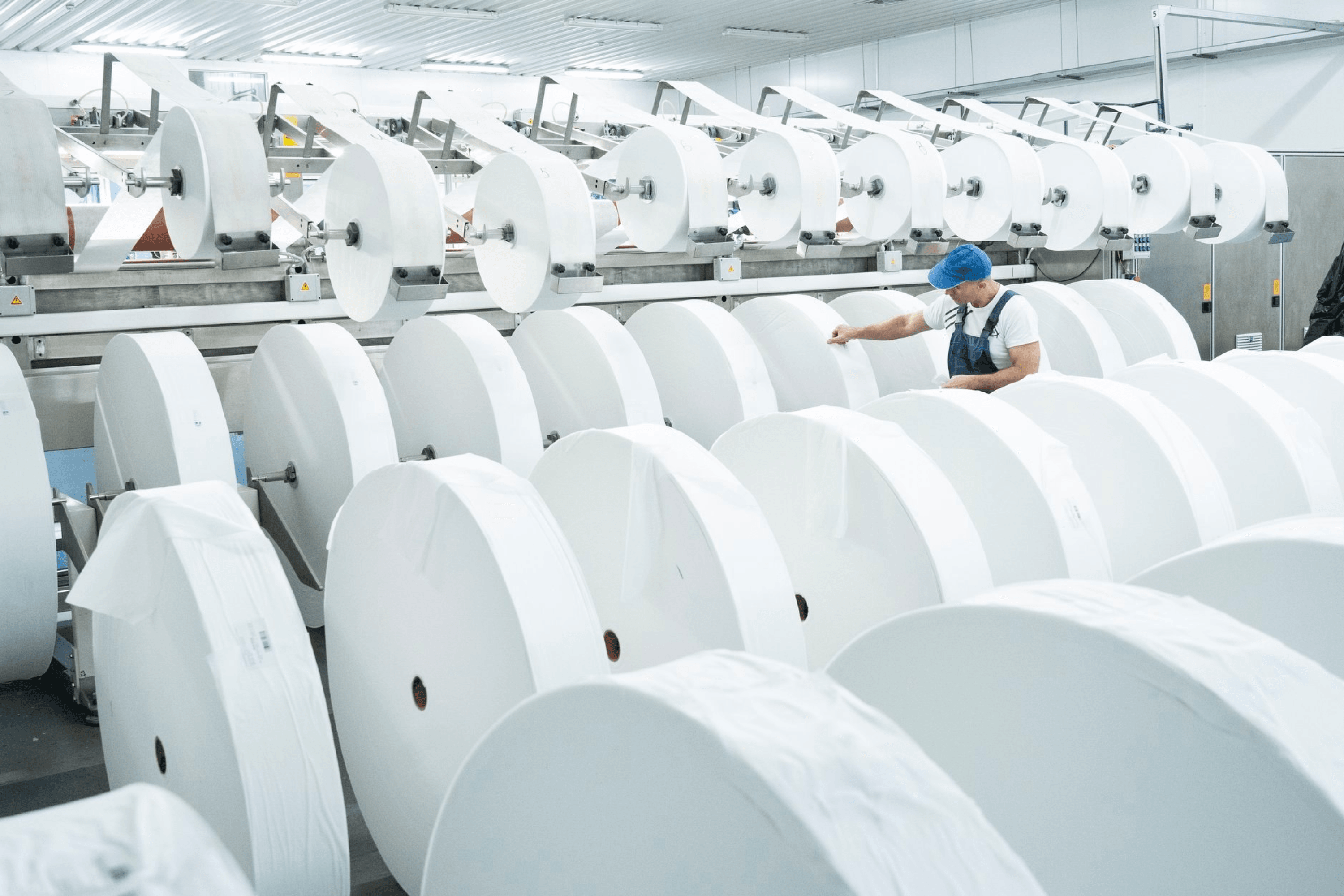 Smile wet wipes production.