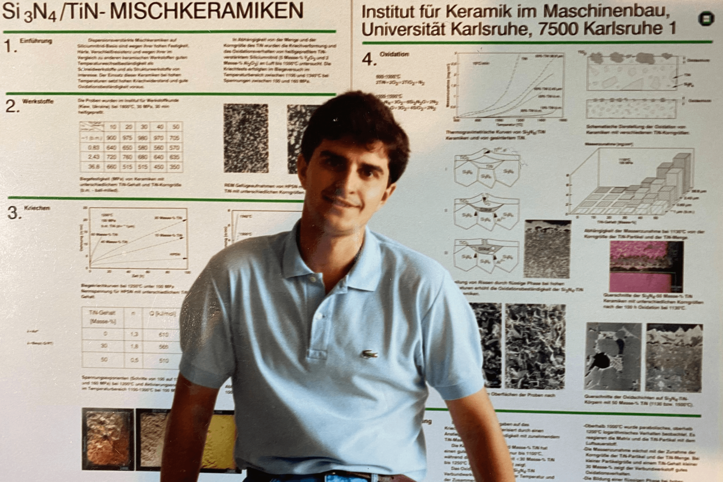 Yury Gogotsi during his work at Karlsruhe Institute of Technology (KIT) as a Humboldt Foundation fellow. 1990–1992.
