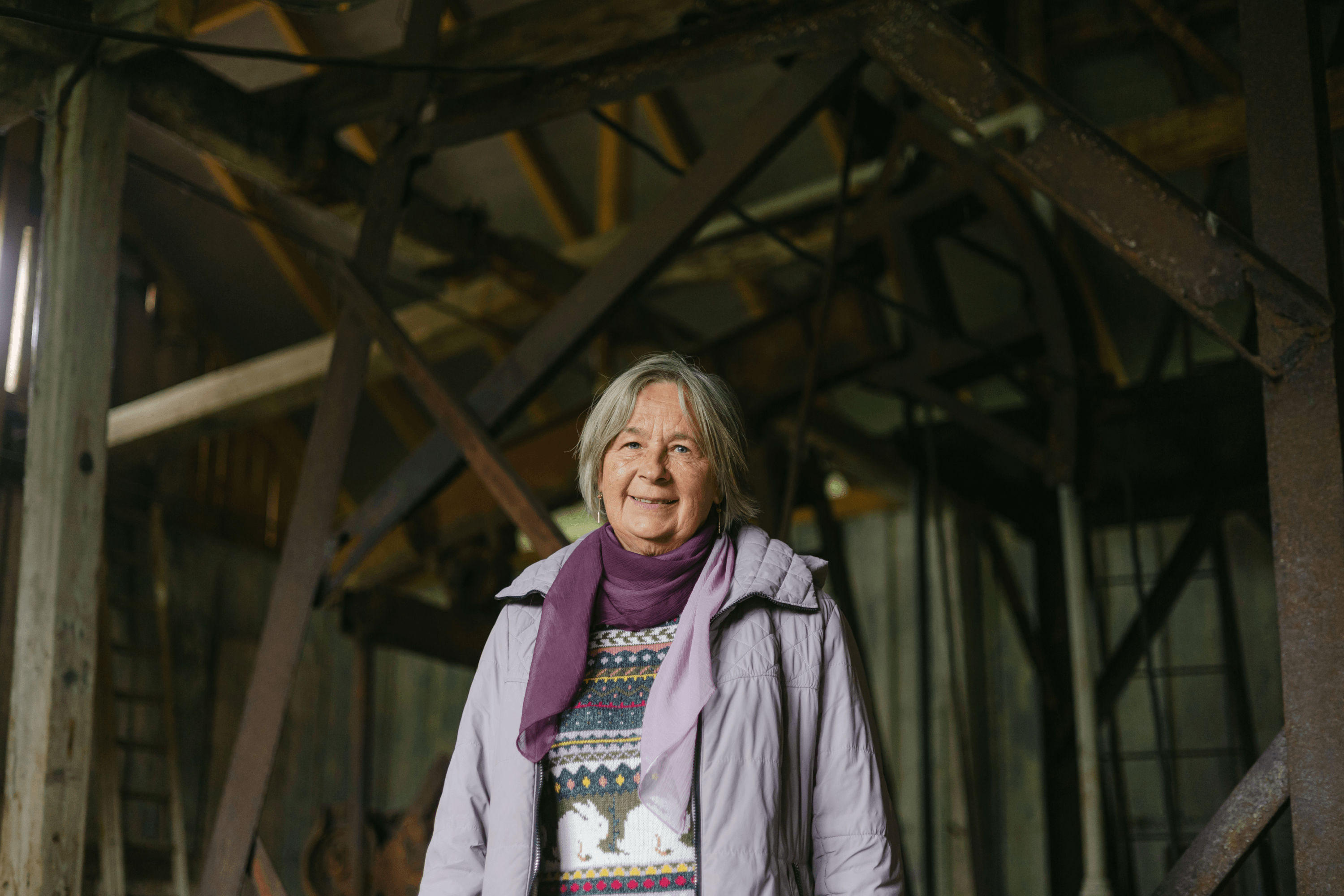 Oksana Bunda – a technologist and a tour guide at the Drohobych Saltworks.