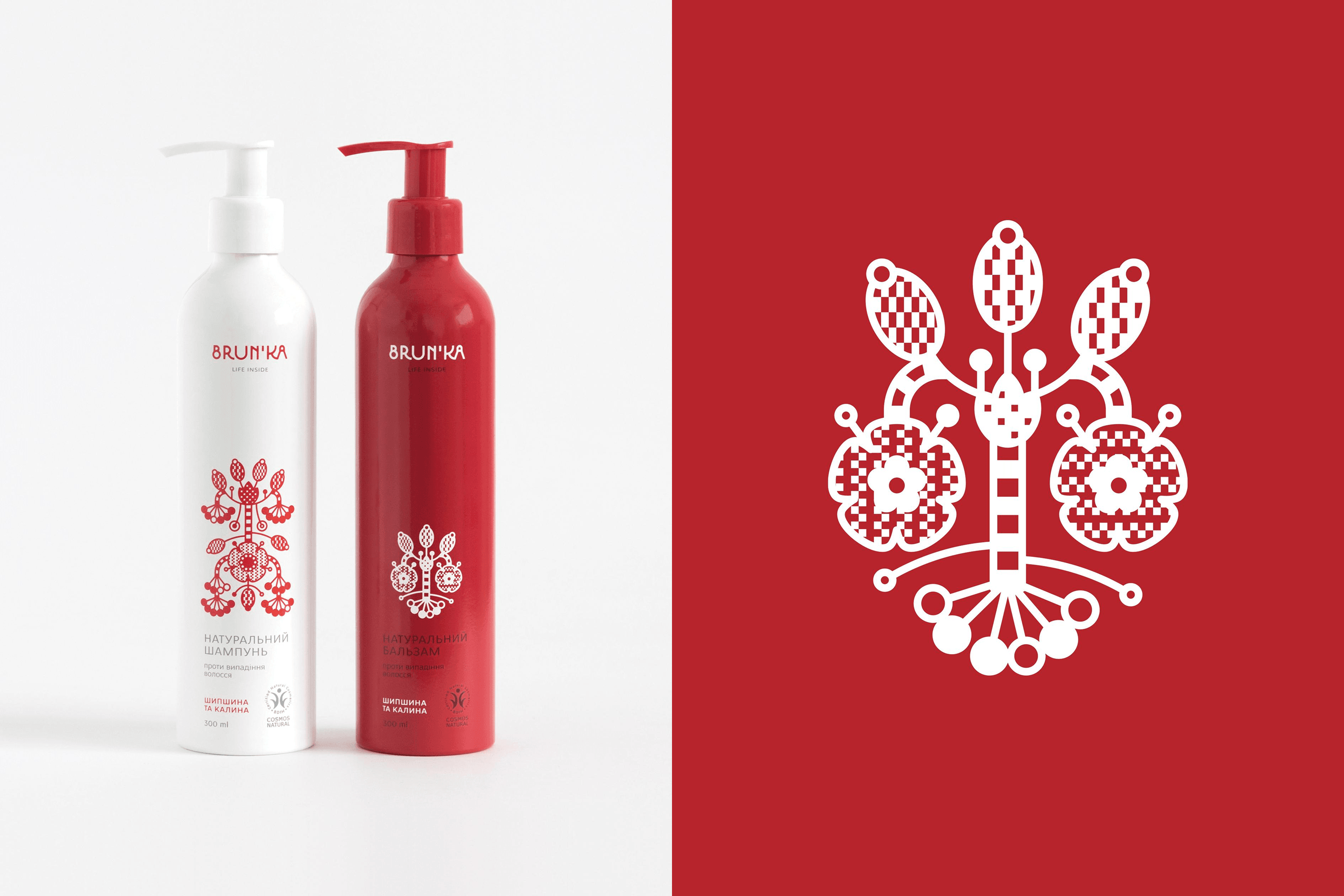 The design was created by Gutsulyak.Studio for Brunka.